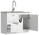 Darwin All-In-One 46-inch Laundry Utility Sink and Cabinet
