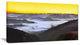 "Foggy Sunrise Over Mountains" Landscape Wall Art Wall Art, 40"x20"