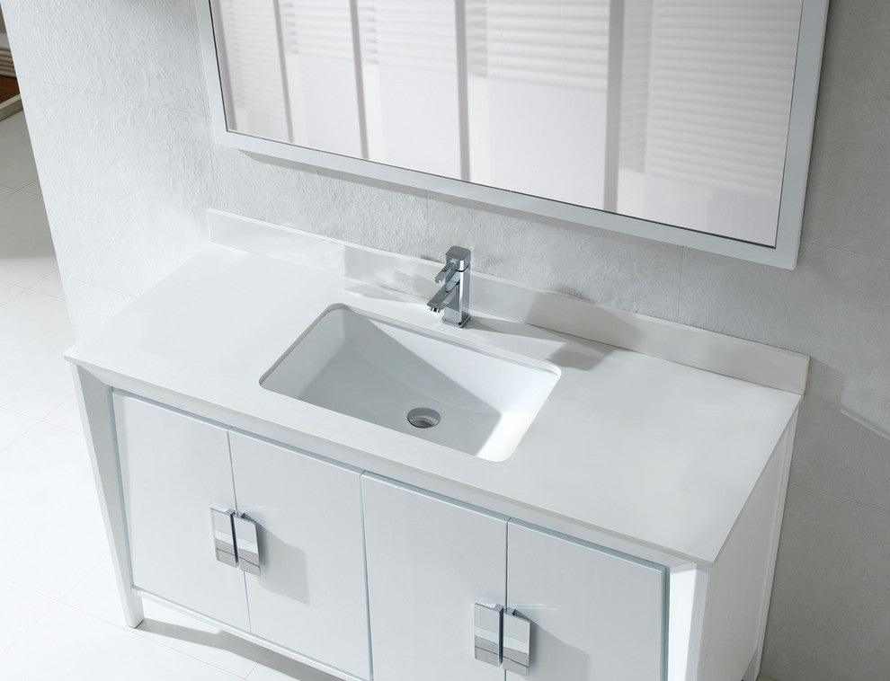 Fine Fixtures Imperial II 60" Single Sink Vanity, White