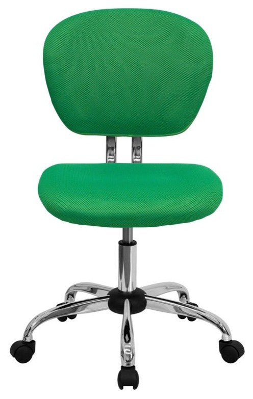 Brielle Mid-Back Bright Green Mesh Swivel Office Task Chair