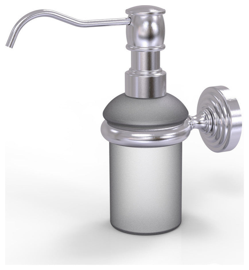 Waverly Place Wall-Mount Soap Dispenser, Satin Chrome