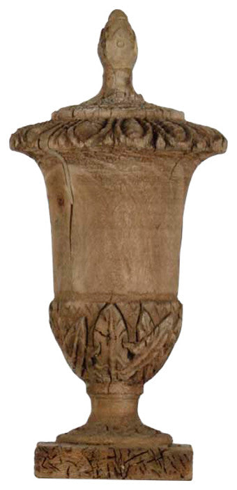 Wooden Urn, Dry Natural Finish