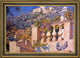 Theo Van Rysselberghe the Balustrade  Framed Premium Canvas Print, 18"x27"