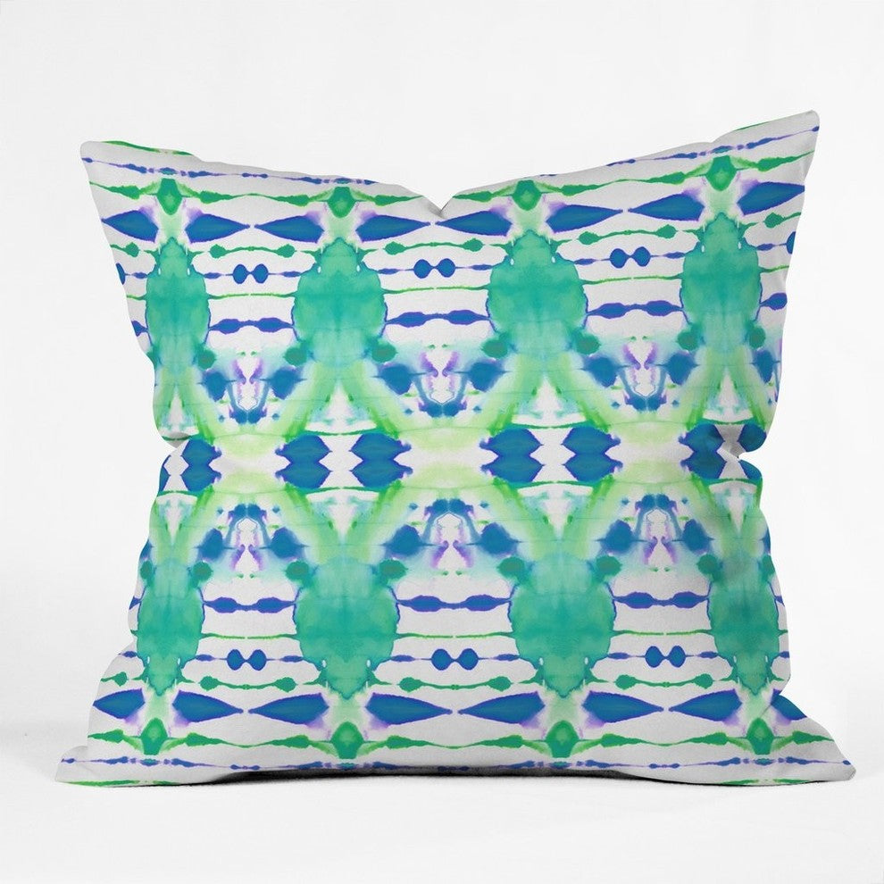 Amy Sia Inky Oceans Throw Pillow, 18"x18"