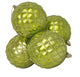 3.75" Diamond Design Shatterproof Christmas Ornaments, Set of 4