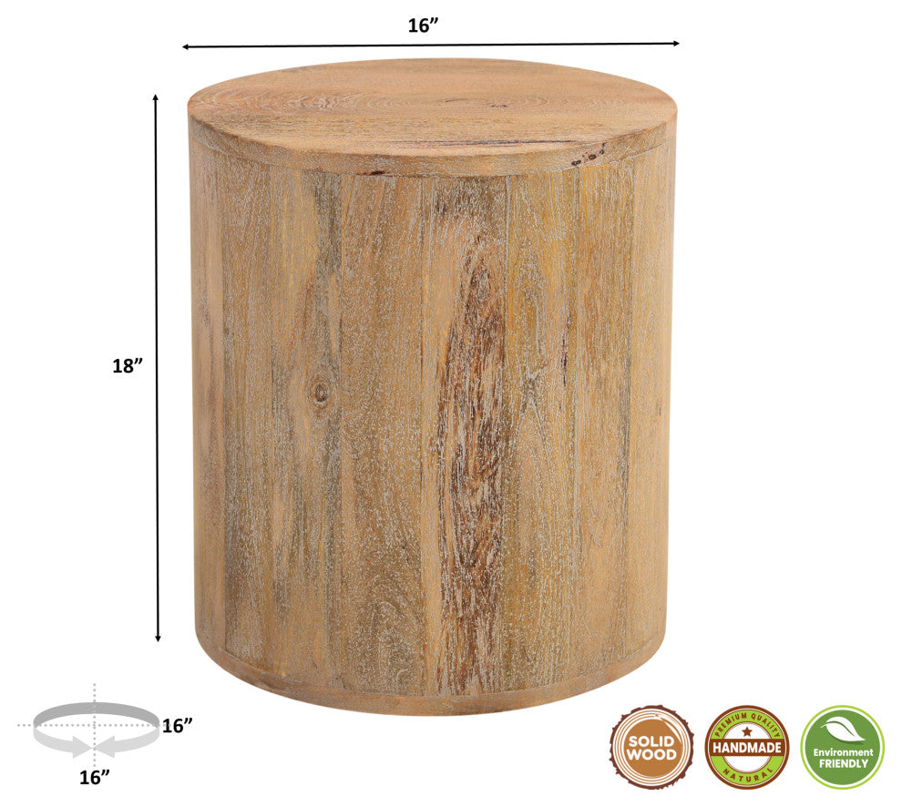 Camilla Side Table, Brown