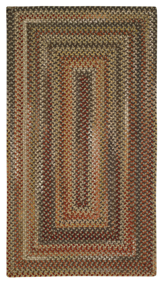 Capel Manchester Brown Hues 0048_700 Braided Rugs - 9' 2" X 13' 2" Concentric Re