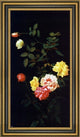George Cochran Lambdin Still Life of Roses Framed Premium Canvas Print, 15"x30"