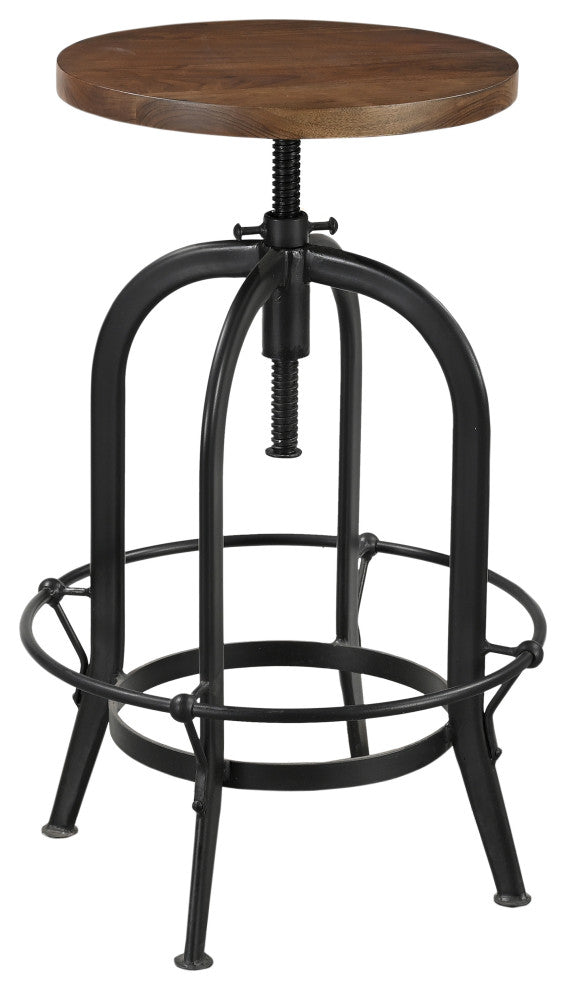 Kaylie Adjustable Height Wood Stool