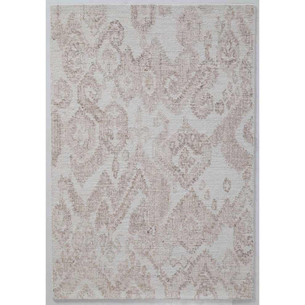 Dusk Ikat Area Rug, Neutral, 2'x3'