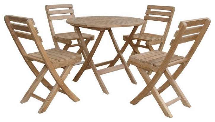 Anderson Teak Set-226 Chester Alabama 5-Pieces Bistro Set