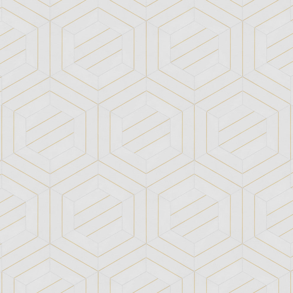 Porto Savona Hex Dandelion Porcelain Floor and Wall Tile