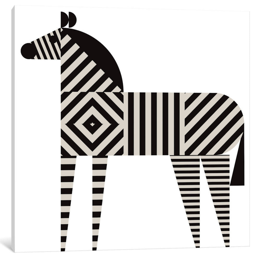 "Zebra Stripe" by Greg Mably, 26x26x1.5