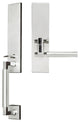 Sequoia Lever, Mortise Dummy Handle set, Right Hand, Polished Stainless Steel