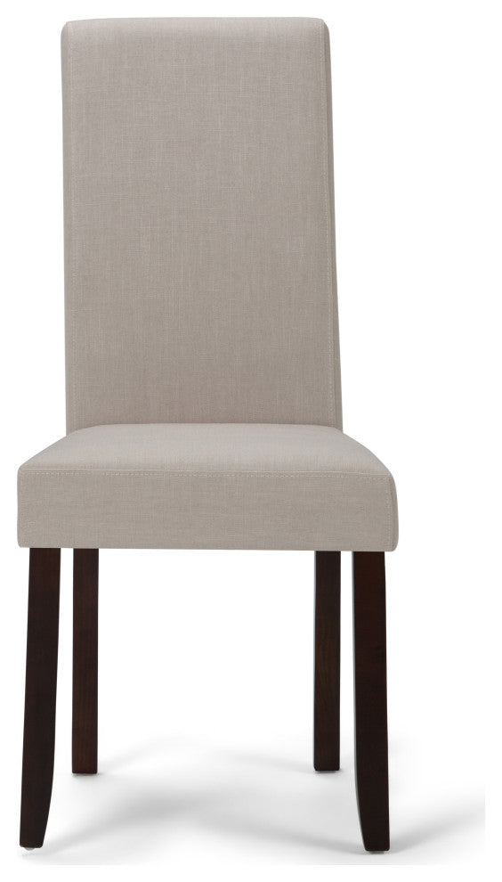 Acadian / Draper Solid Hardwood 7 Piece Dining Set, Light Beige