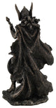 Frigga Norse Goddess of Love Marriage and Destiny Standing Near Spindle Statue