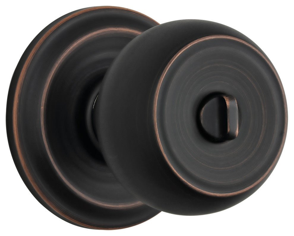 Brinks Push Pull Rotate Stafford Privacy Knob, Tuscan Bronze