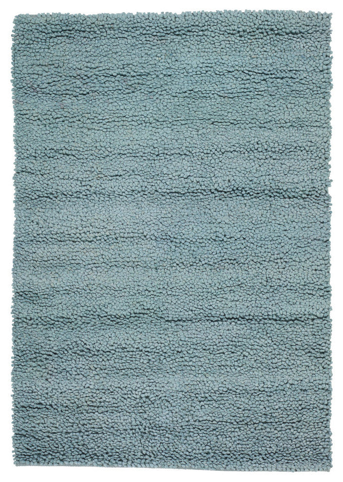 Strata Contemporary Area Rug, Blue, 7'9"x10'6" Rectangle