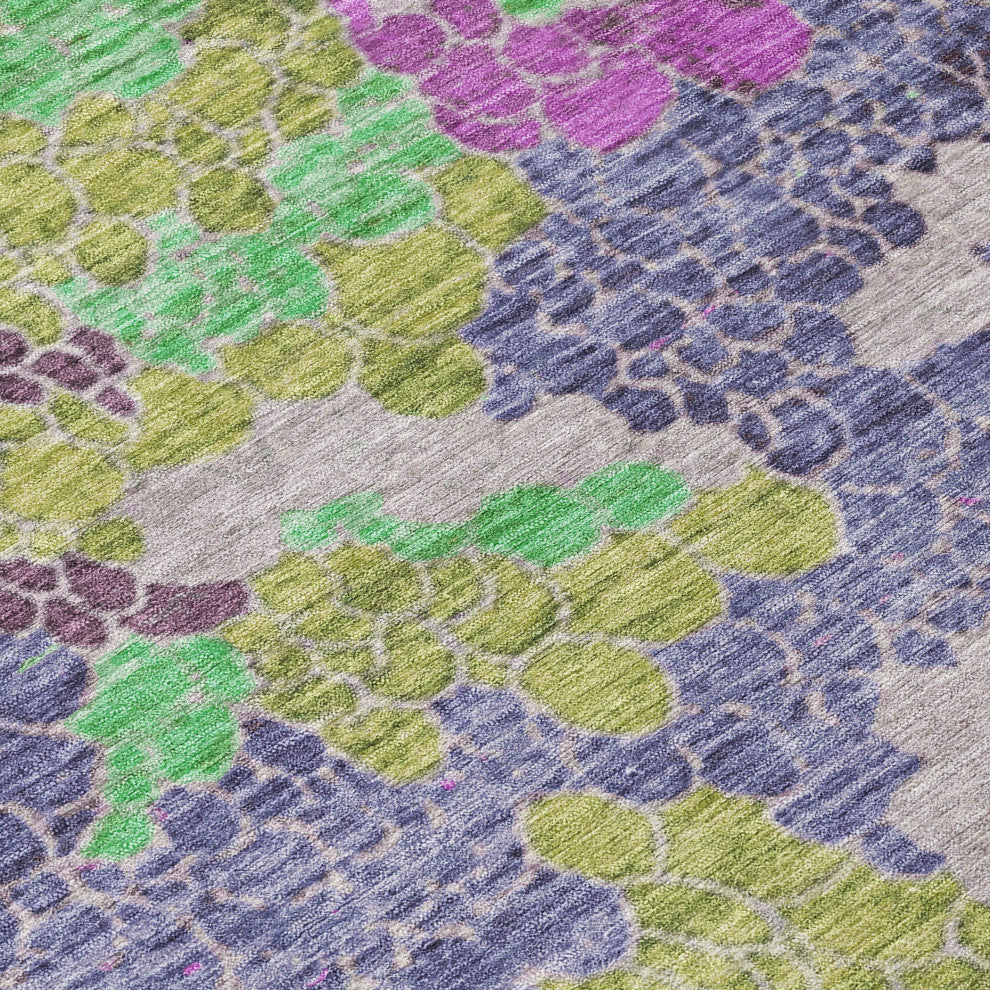 Machine Washable Indoor/Outdoor Chantille ACN1906 Fern 5' x 7'6" Rug