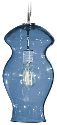 Sol Pendant, The Vesuvius Collection, Steel Blue