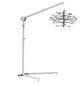 Lumos Chandelier Hanging Floor Stand, White