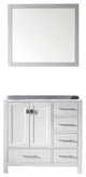 Virtu USA Caroline Avenue 36" Cabinet Only, White