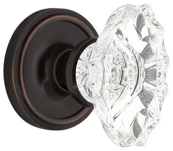Classic Rosette Double Dummy Chateau Door Knob