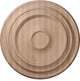 16"OD x 1 1/8"P Carved Traditional Ceiling Medallion, Cherry