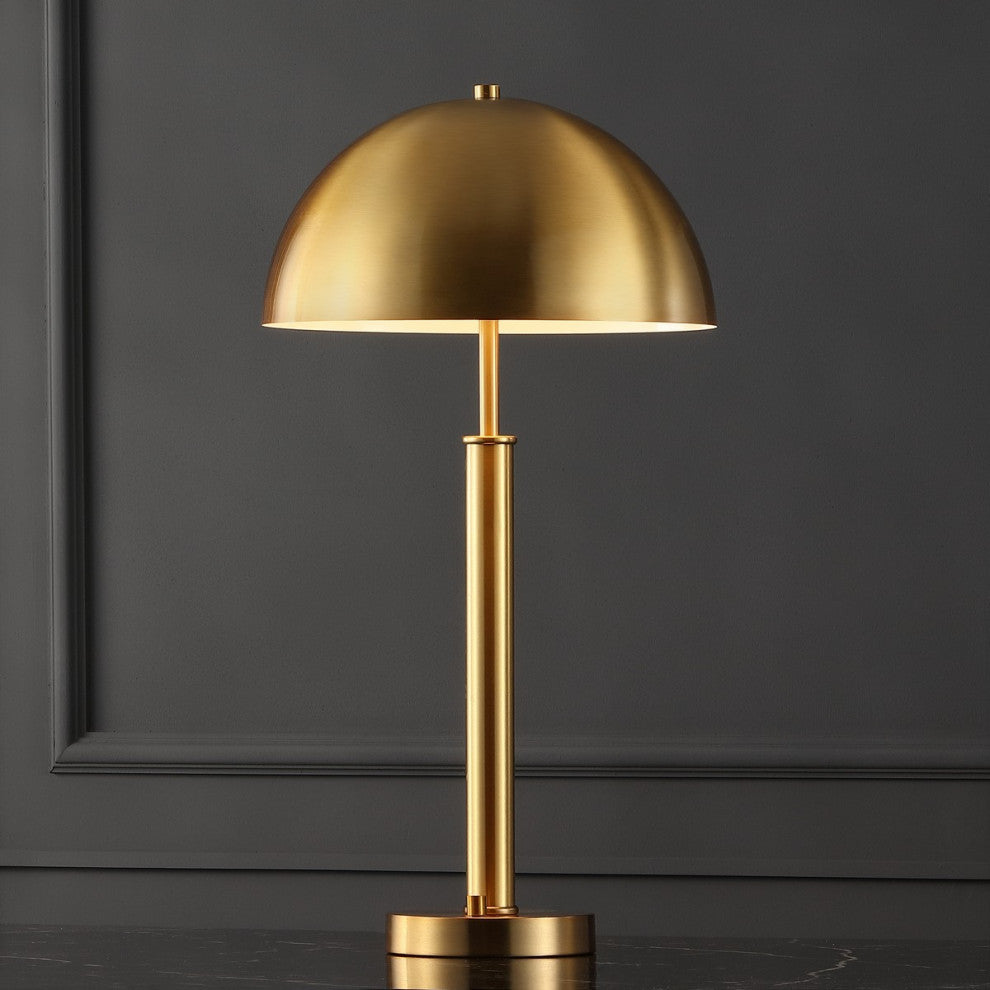 Safavieh Couture Harvey Metal Dome Table Lamp Gold