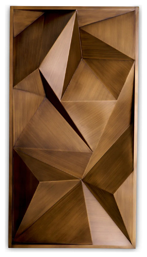 Brushed Brass Wall Object, Eichholtz Bravura