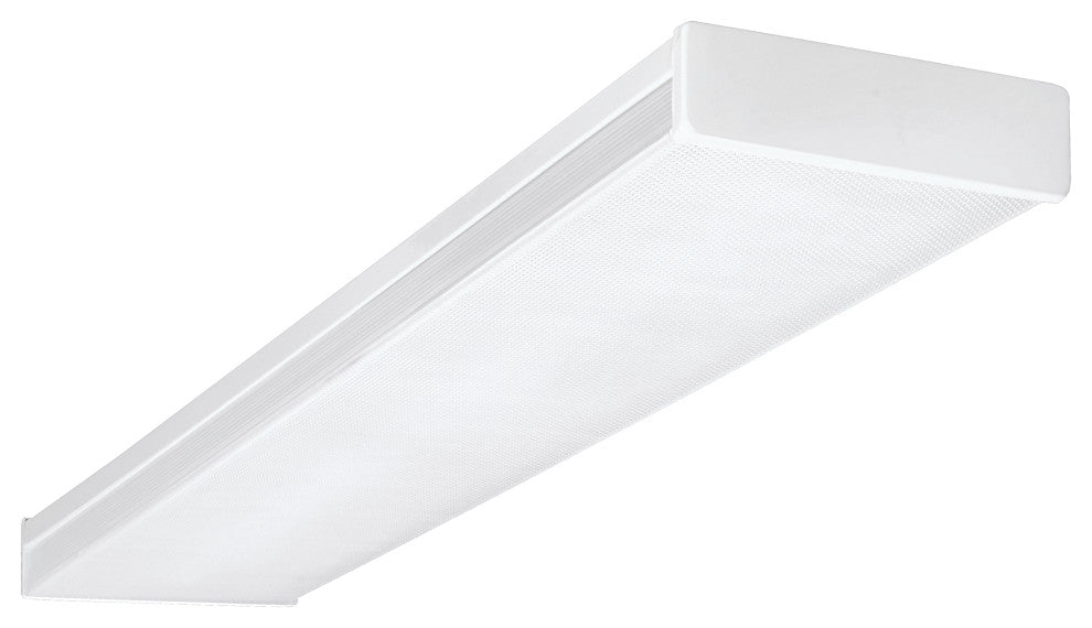 4' LED Wraparound Fixture With Prismatic Lens, 5000k, Standard Output