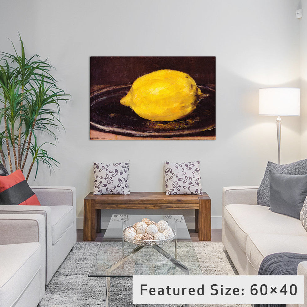 "The Lemon" by Edouard Manet, 18x12x1.5"