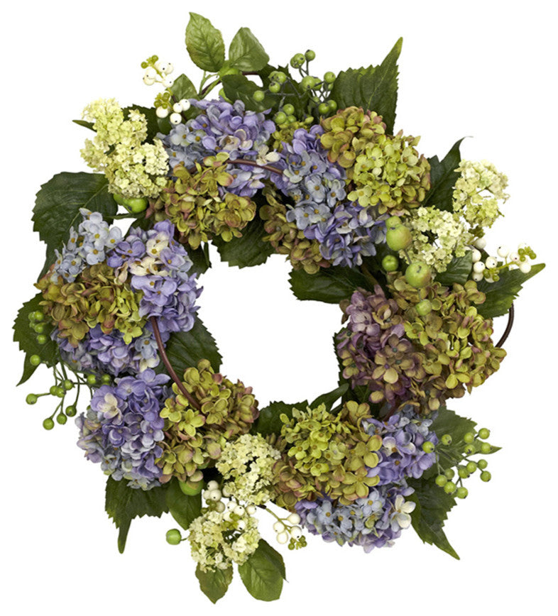 22" Hydrangea Wreath