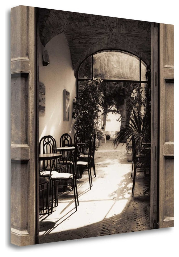 "Caffe Spello" By Alan Blaustein, Giclee Print on Gallery Wrap Canvas