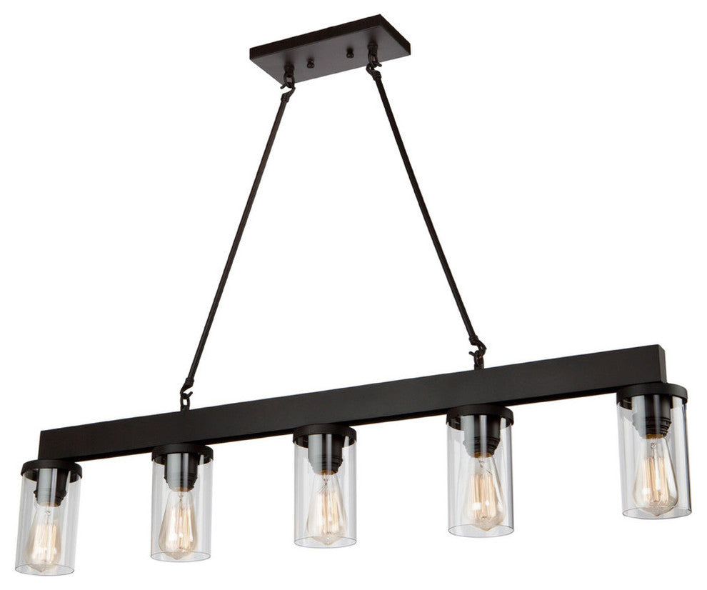 Menlo Park - Island Light - Oil Rubbed Bronze