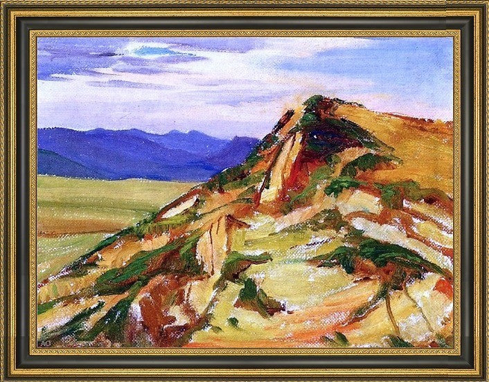 David Spivak Sketch near Morrison Framed Premium Canvas Print, 28"x21"