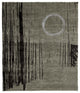 Silent Nature A Hand Knotted Tibetan Rug, 12' Square