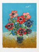 "Blue And Red Flowers" Artwork