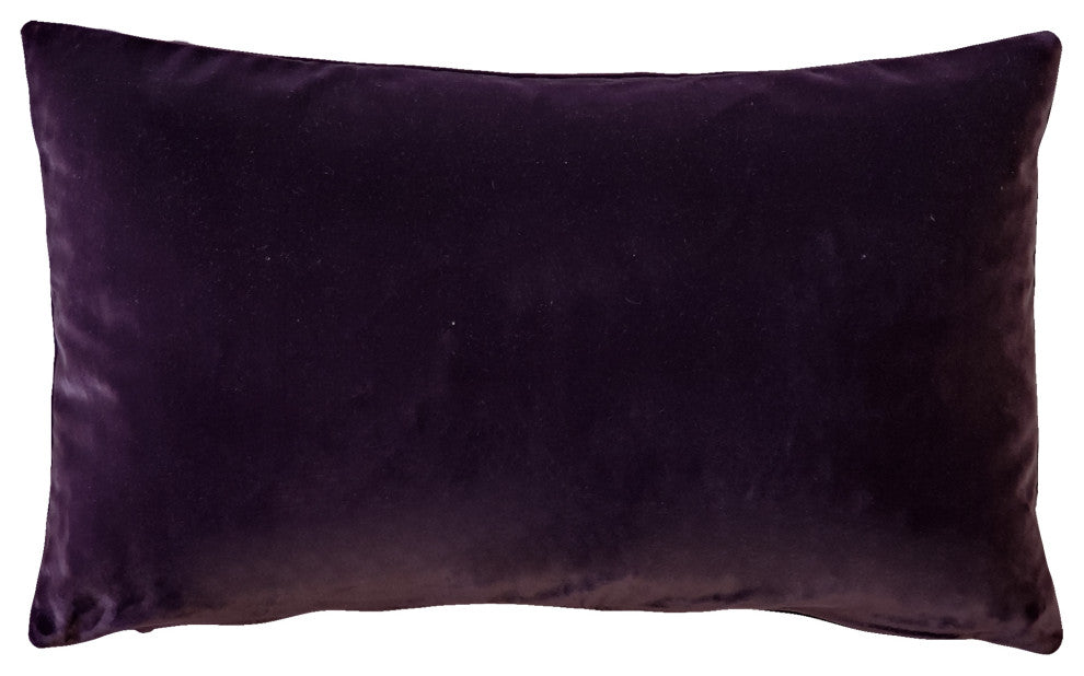 Castello Velvet Throw Pillows, Complete Pillow with Insert (18 Colors, 3 Sizes)