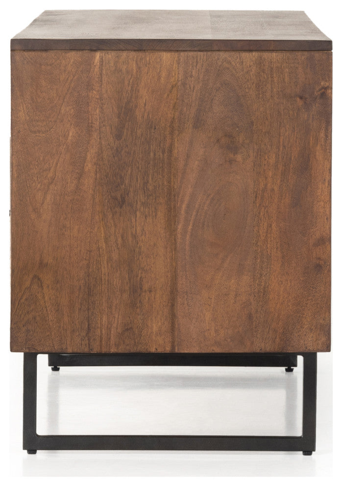 Carmel Media Console-Brown Wash