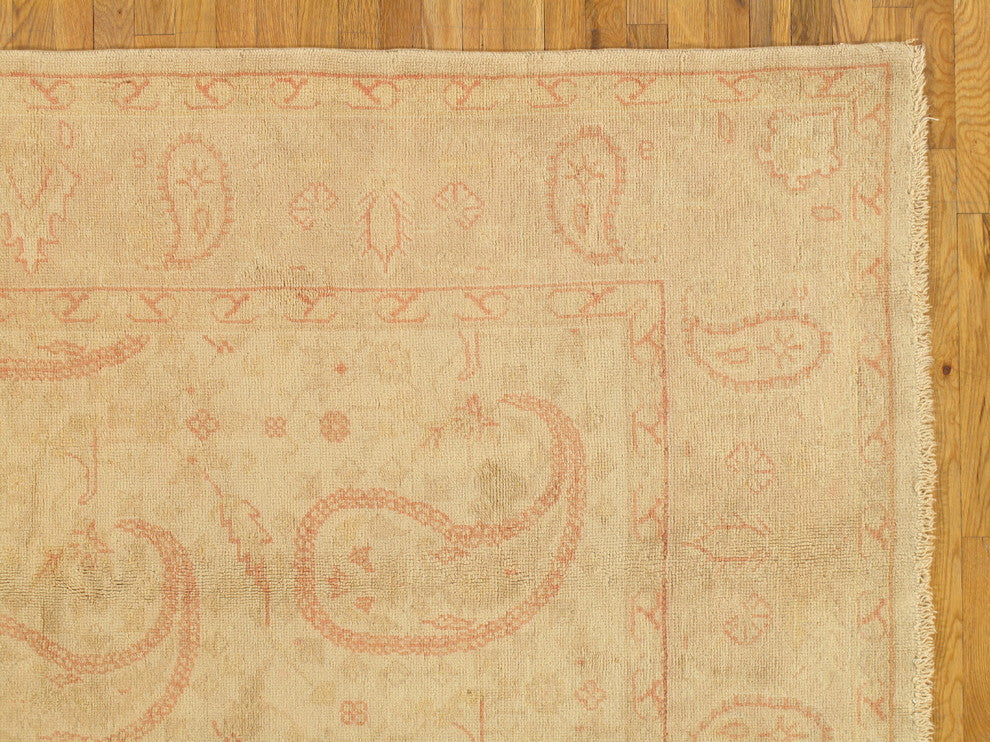 Consigned Oushak Rug, 11'x8'