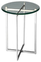 Butler Specialty Company, Finn Modern Accent Table, Silver