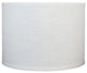 Classic Drum Linen Lamp Shade, Off White, 14"