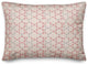 Blush Diamond Pattern 14x20 Spun Poly Pillow