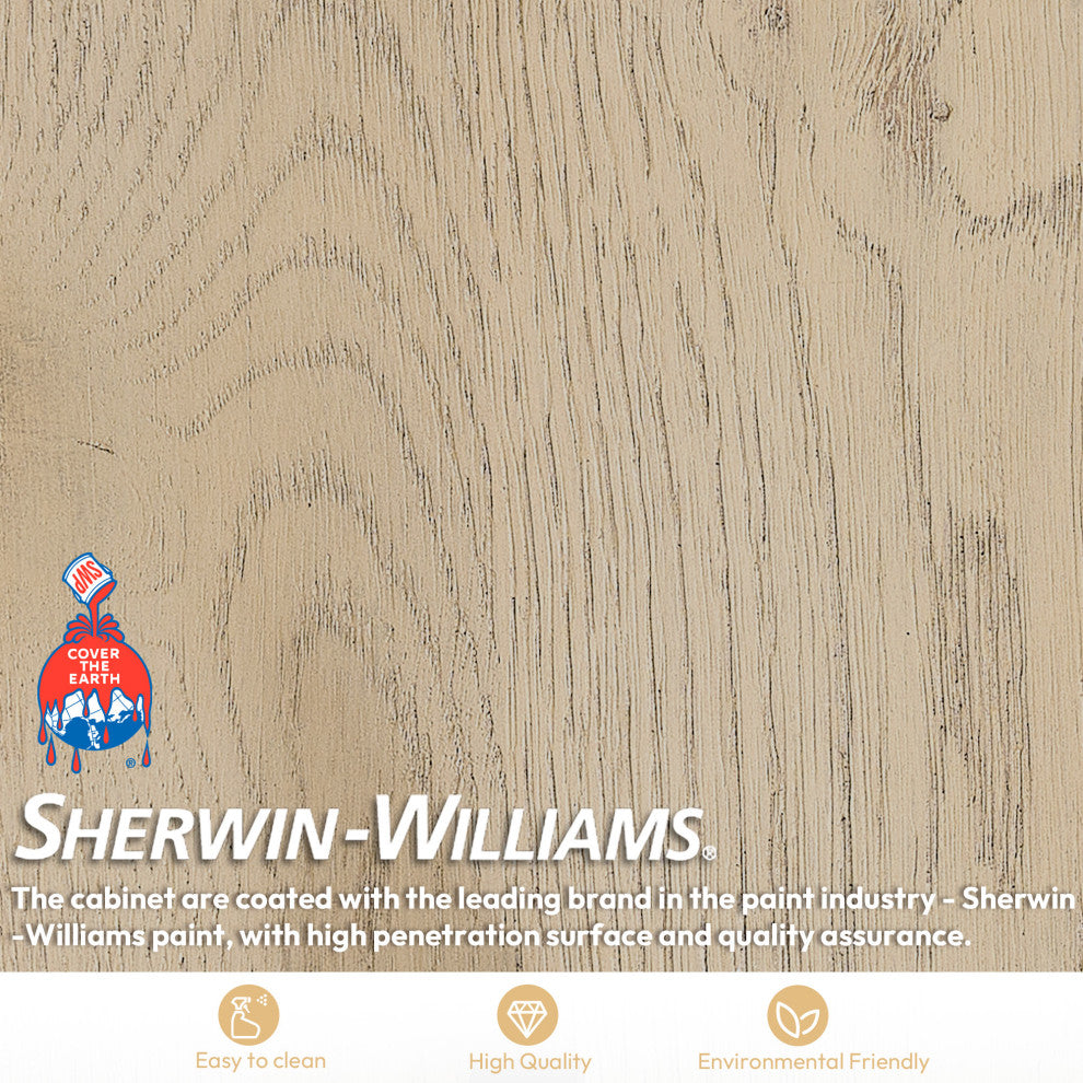 Porto Bath Vanity with White Quartz Stone Top, Natural Oak, 60 in., No Mirror