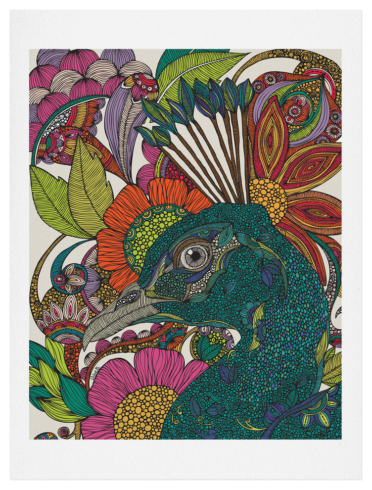Deny Designs Valentina Ramos Alexis And The Flowers Art Print