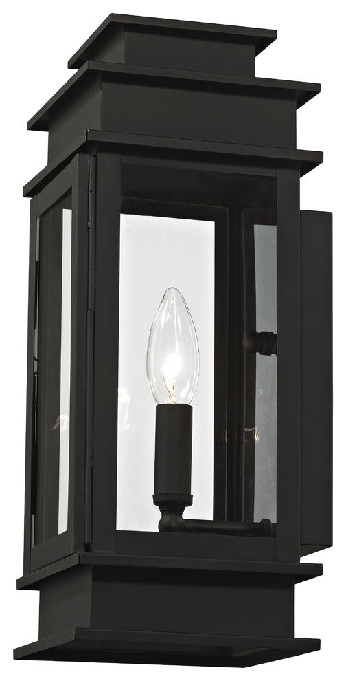 Princeton 1-Light Wall Lantern, Black