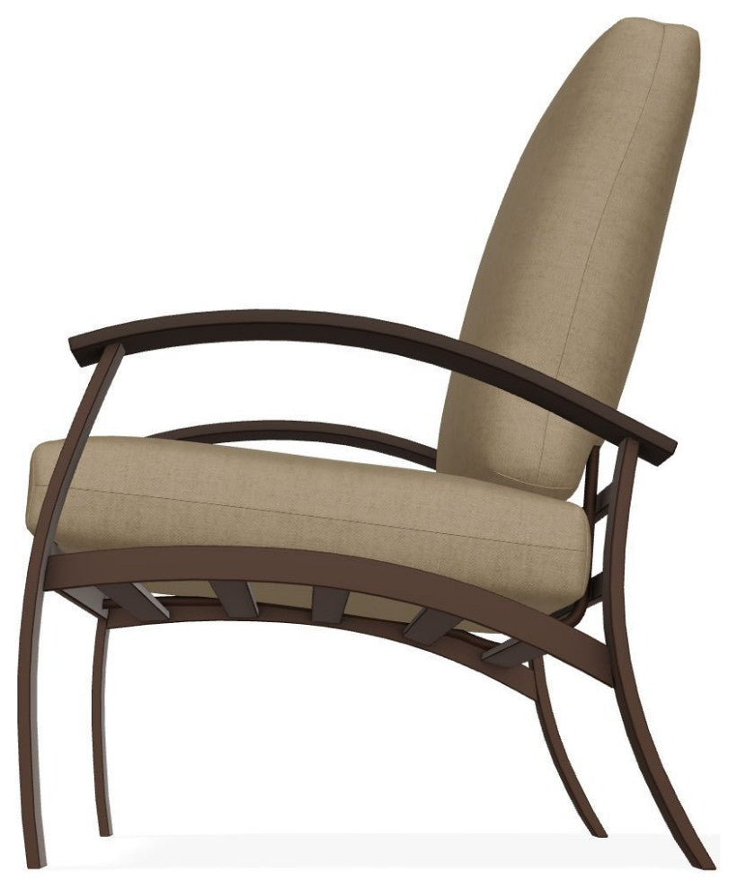 Belle Isle Cushion Deep Seating Outdoor Armchair, Wren/Kona