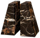 Platanus Collection Black and Gold Marble Bookends, Black and Gold