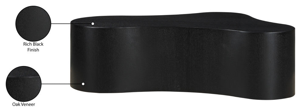 Zaire Coffee Table, Black